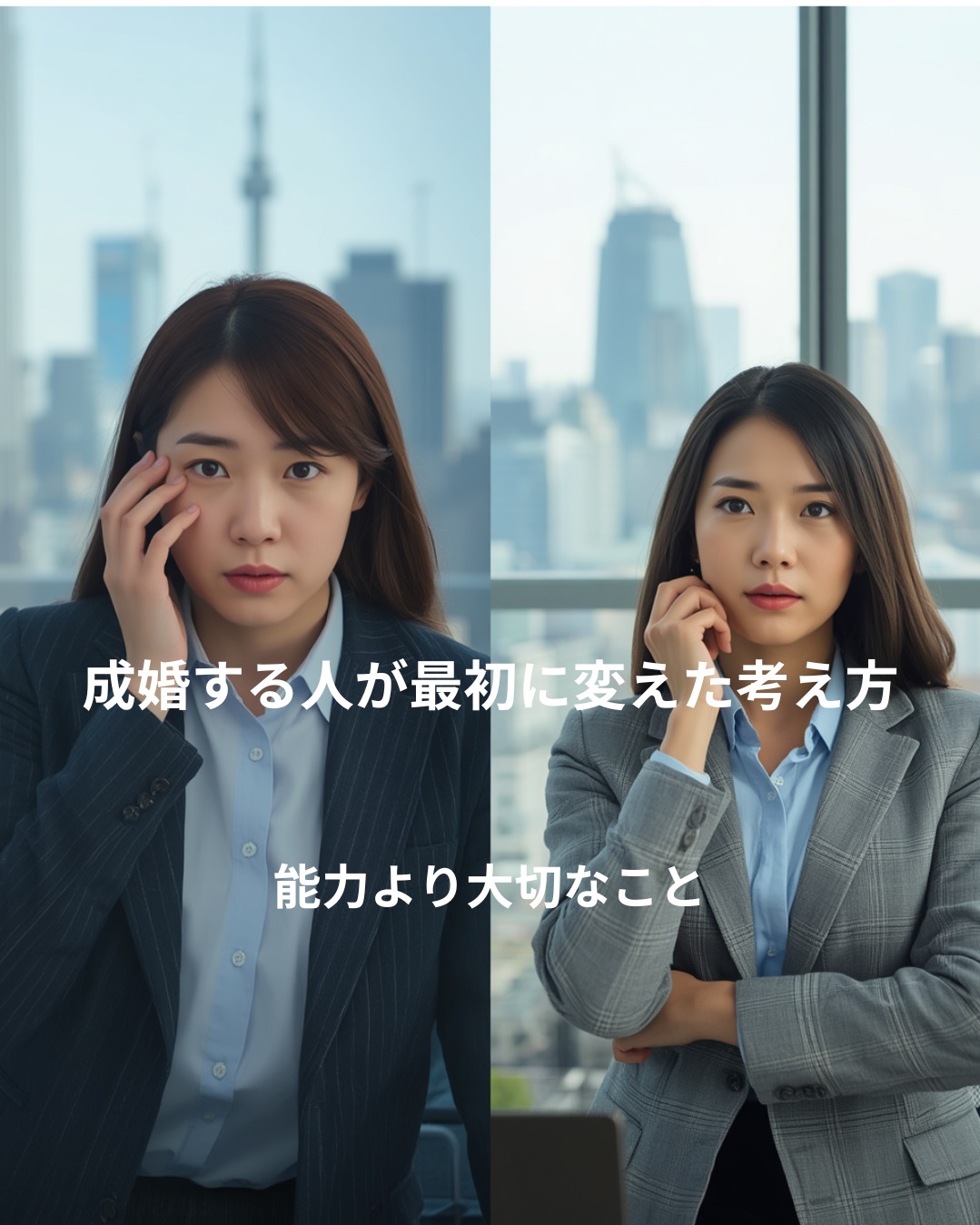 婚活が長引く人と成婚する人の違いは能力ではありません