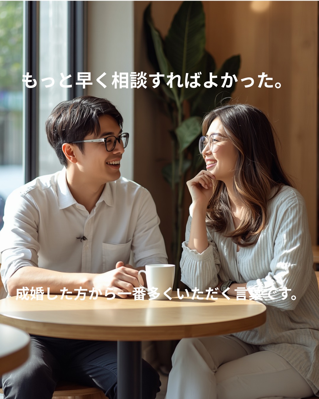 『もっと早く相談すればよかった』成婚者が口をそろえて言う理由