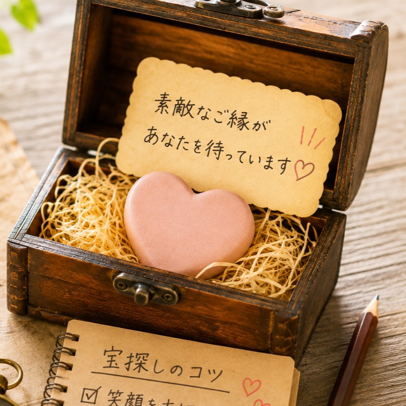 お見合いは、人生最高の宝探し！ ～ワクワクしながら未来のパートナーを見つけませんか？～