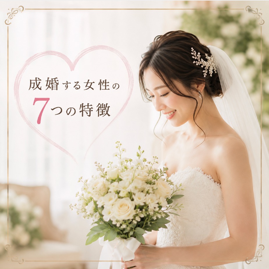 婚活で成婚する女性の共通点とは？仲人が実際に見てきた7つの特徴