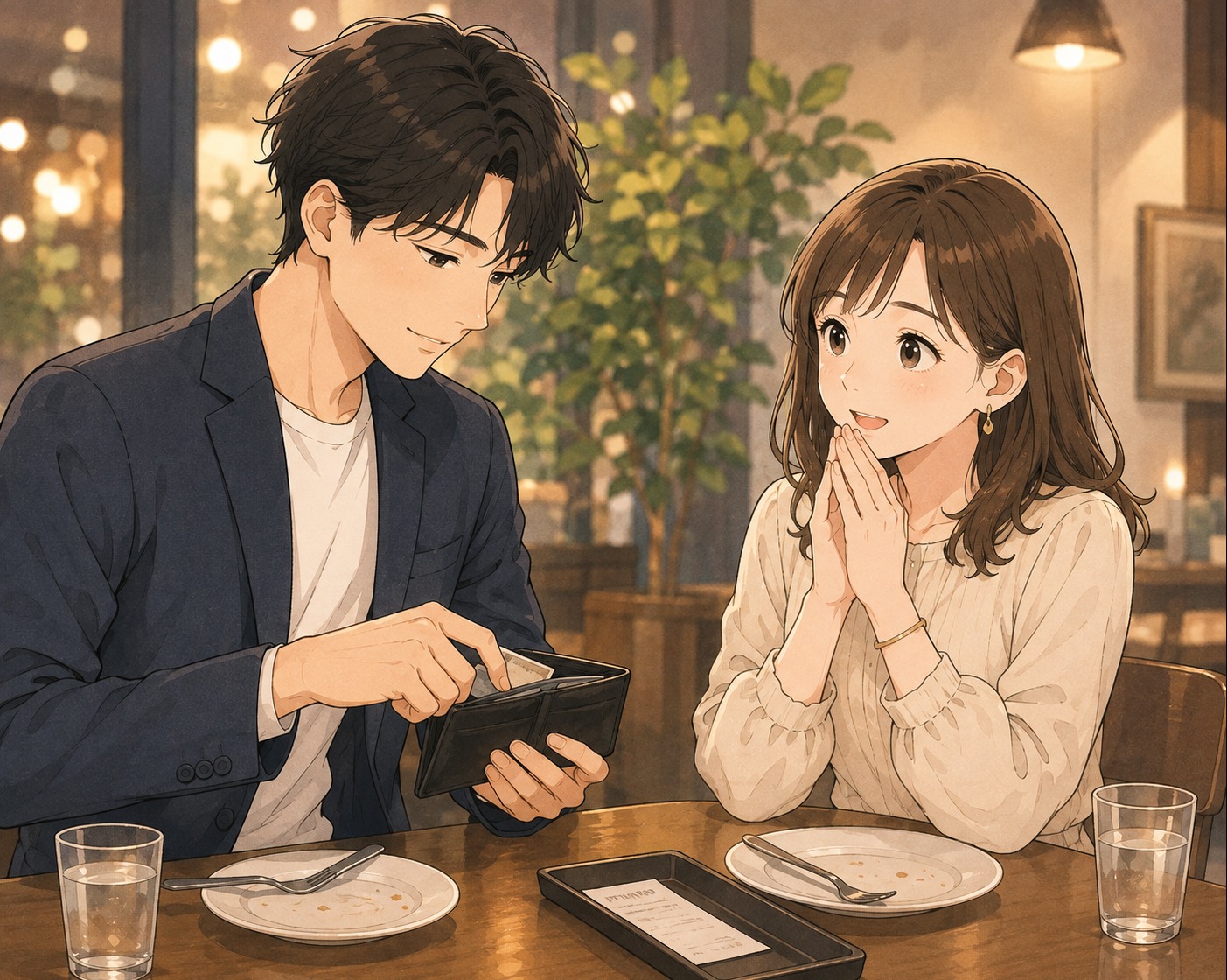 初デートのお会計、男性が奢るべき？