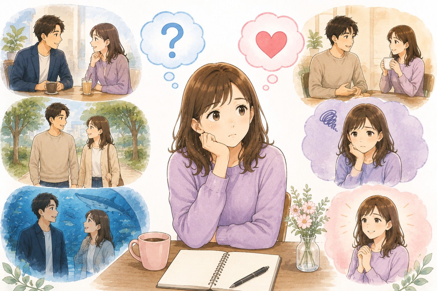 3回会っても気持ちが動かない。交際を続けるべき？