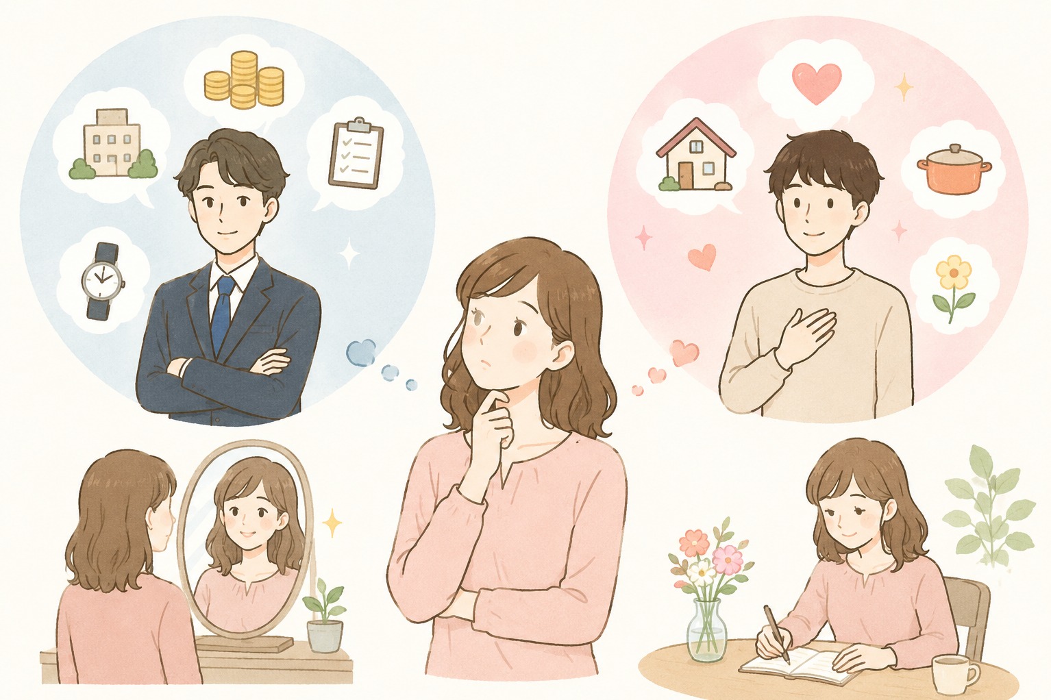 理想のお相手から「選ばれる自分」も意識してみましょう