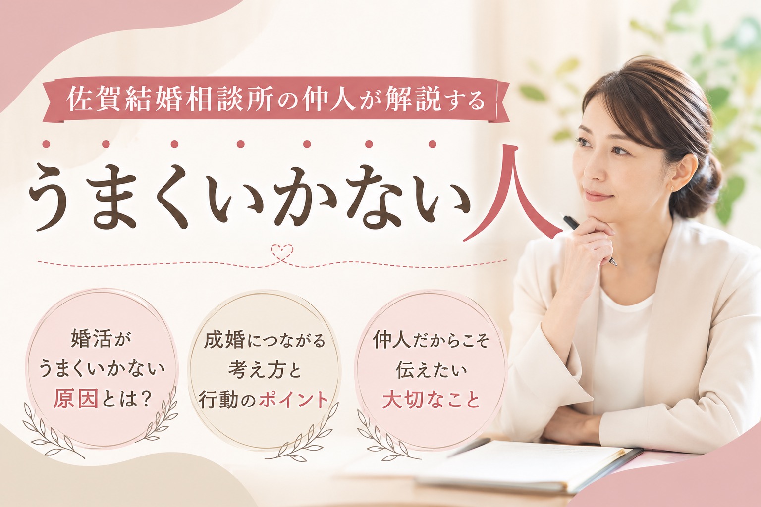 佐賀結婚相談所の仲人が解説する「うまくいかない人」
