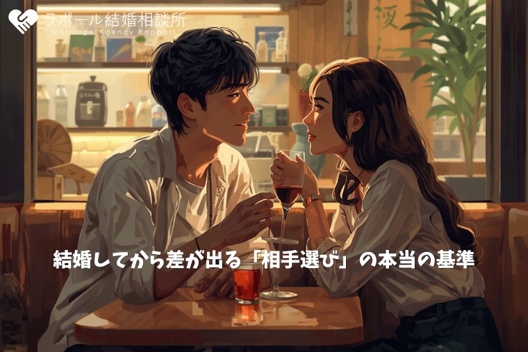 結婚してから差が出る「相手選び」の本当の基準