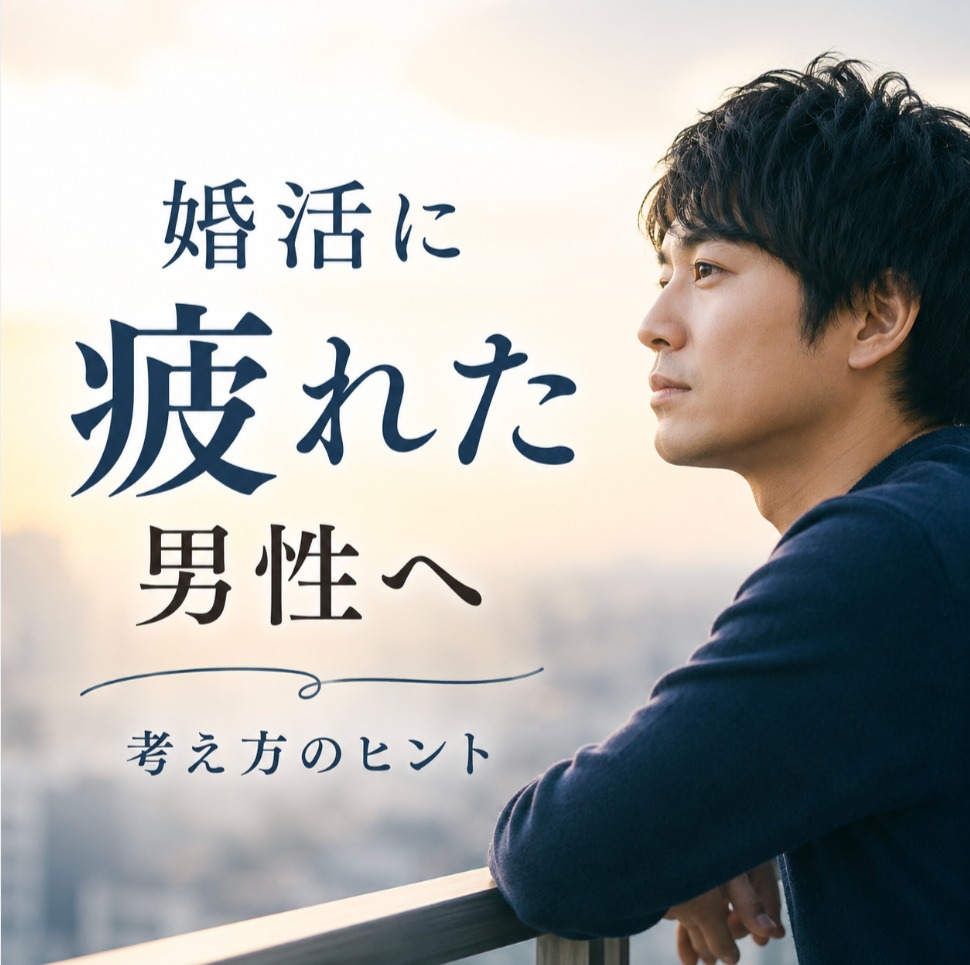 婚活を頑張っているのに疲れてしまう男性へ｜結果が出ないと感じたときに見直したいこと