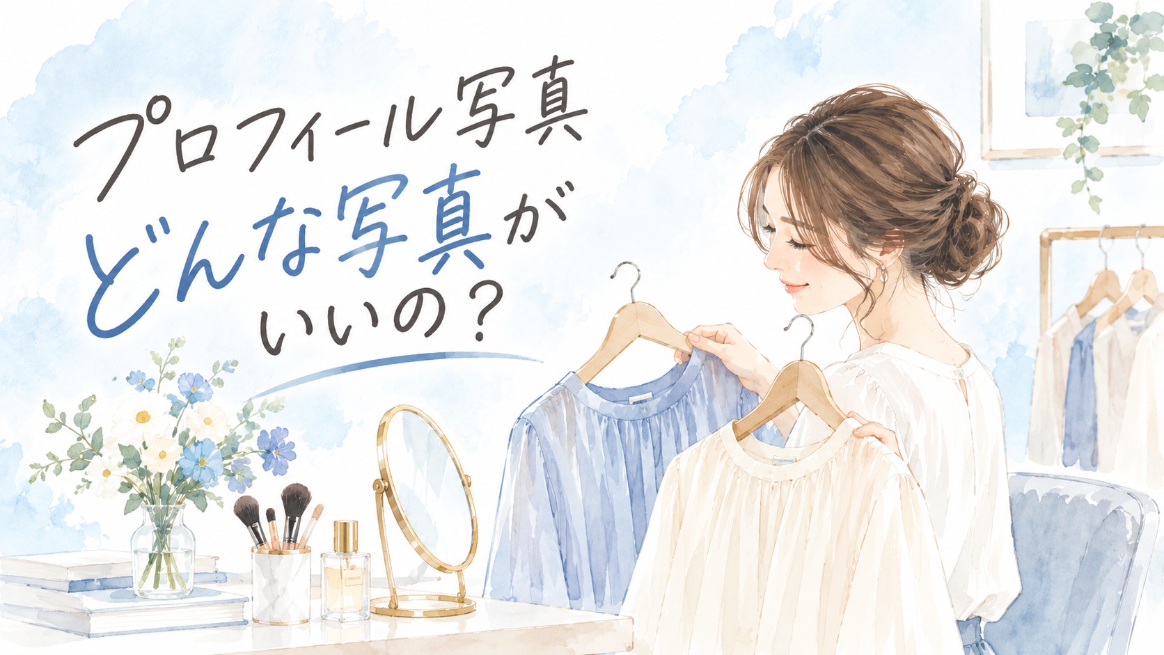 プロフィール写真って、どんな写真がいいの？