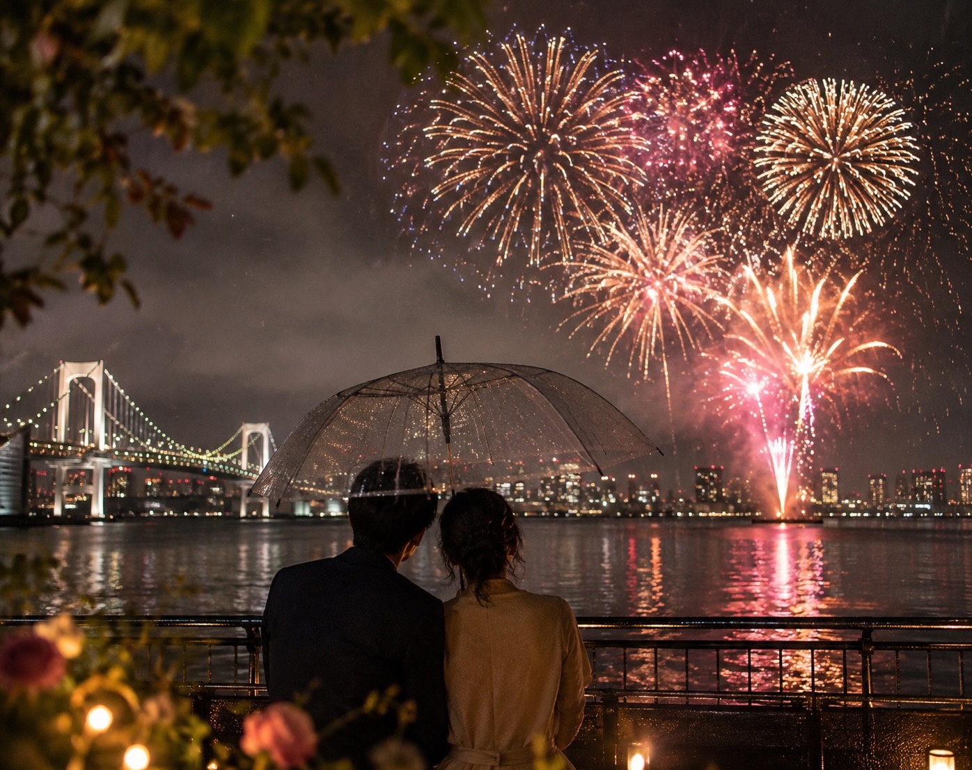雨の夜空に咲いた大輪の花火。隣にいてほしい人はいますか？ ――人生の後半、本当に大切なのは「誰と景色を見ているか」ということ。