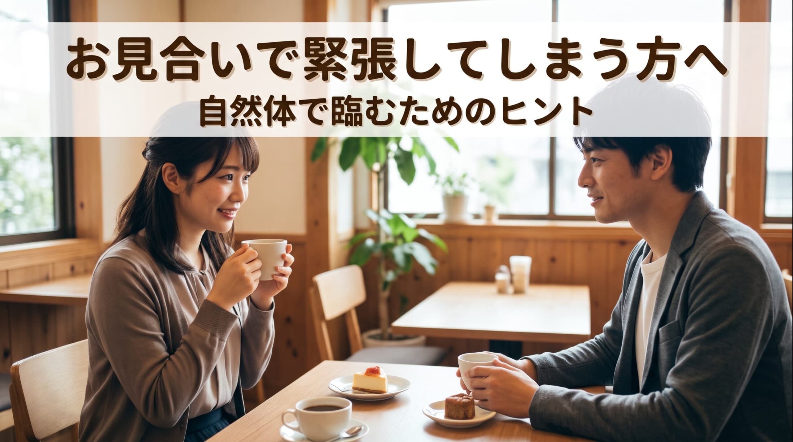 お見合いで緊張してしまう方へ｜自然体で臨むためのヒント