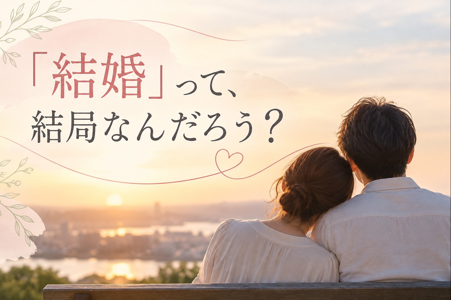 結婚の本当の意味とは？二人で人生を歩むということ
